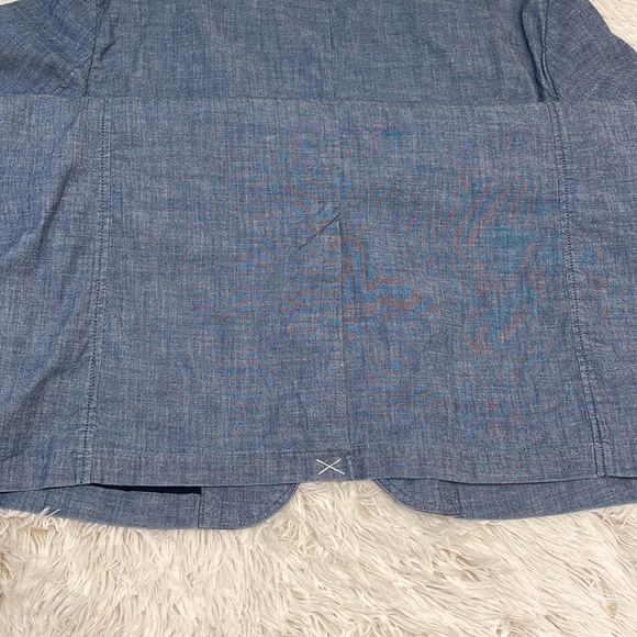 GAP Men’s Blue Button Jacket XL TALL - Picture 6 of 7